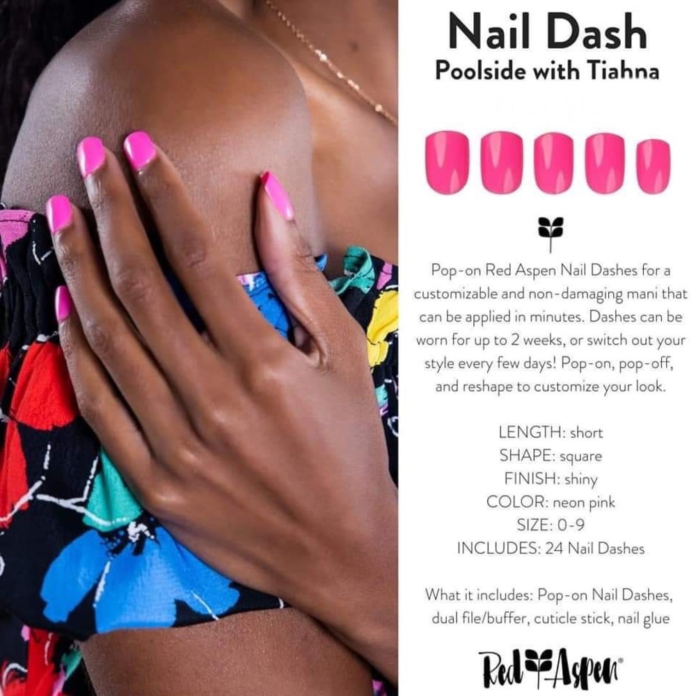 Red Aspen Tiahna NEW Nail Dashes